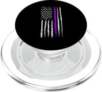 Púrpura Corazón Día Diseño Militar Diciendo Orgulloso De Nuestro Veterano PopSockets PopGrip para MagSafe