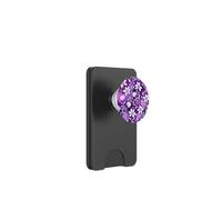 Púrpura Floral Jardín Flores Bold Floral PopSockets PopWallet para MagSafe