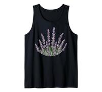 púrpura flores lavanda lavanda púrpura claro Camiseta sin Mangas