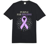 Púrpura para el Trastorno convulsivo neurológico de la Conciencia de la Epilepsia Comfort Colors Adult Heavyweight T-Shirt