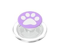 Púrpura Pata Impresión Perro Gato Animal Mascotas Lindo PopSockets PopGrip para MagSafe