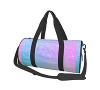Púrpura Rosa Brillo Ombre Azul Degradado, Bolsa de Viaje de Gran Capacidad, Bolso Redondo, Bolsa de Viaje Deportiva, Bolsa de Mano, Bolsa de Fitness