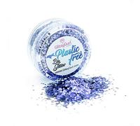 Purpurina brillante corporal, biodegradable 100% libre de plástico, vegana, no testada en animales, ecológica (Flor púrpura)
