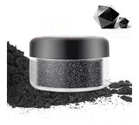 Purpurina Comestible - 10g Polvo Comestible de Grado Alimenticio, Polvo Metálico Comestible Food Coloring para Decoración de Pasteles, Bebidas, Chocolate, Fondant, Glaseados, Dulces (Negro)