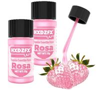 Purpurina Comestible Pintura - Rosa Colorante Alimentario Pintura Metalizada - 100% Comestible Cake Glitter Pintura para Alimentos, Dulces, Bebidas, Chocolates, Tartas, Cócteles - 24g