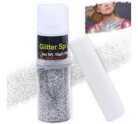 Purpurina para Cara Cabello y el Cuerpo,Spray Glitter Maquillaje para Festival Fiestas Ropa Brillantes Para la Cara Accesorios