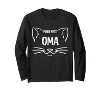 Purr-FECT Abuela - Divertido Amante de los Gatos Abuela Gatos Diseño Manga Larga