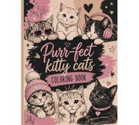 Purr-fect kitty cats COLORING BOOK