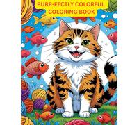 Purr-fectly Colorful Coloring Book