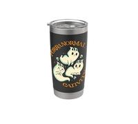 Purranormal Cativity Funny Halloween Costume Ghost Cats Gift Vaso térmico de acero inoxidable de doble pared