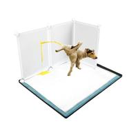 Purrfect - Caja de Arena para Patas con Paredes Altas, Orinal Interior para Perros pequeños y medianos, Bandeja de Soporte para Almohadilla de orina sin derrames