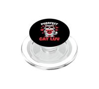 Purrfect Cat Luv 67 - Bonito diseño de números felinos PopSockets PopGrip para MagSafe