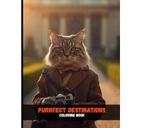 Purrfect Destinations: A Cat’s Guide to Coloring the World