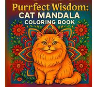 Purrfect Wisdom: Cat Mandala Coloring Book: 33 Pages of Joy & Calm. A Unique Gift for Women & Men (Joyfullness Mandalas)
