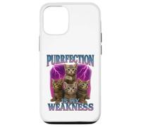 Purrfection Is My Weakness - Camiseta de Regalo para Amantes de los Gatos Carcasa para iPhone 12/12 Pro