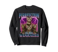 Purrfection Is My Weakness - Camiseta de Regalo para Amantes de los Gatos Sudadera