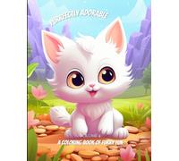Purrfectly Adorable: A Coloring Book of Furry Fun: Volume 4 of the Cat Coloring | Easy Coloring for Ages 4-8 (The Cat Café Collection)