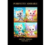 Purrfectly Adorable: Deluxe Edition: Includes All 4 Volumes Single-Sided Cat Coloring Fun for Kids Ages 4-8 (The Cat Café Collection)