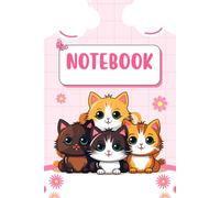 Purrfectly Cute Cats: A Kawaii Notebook for Cat Lovers | 120 Pages of Long College-Lined Cream Paper for Notes, Journaling, and Daily Thoughts