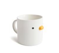 PURROOM Divertida taza de café de pollito, taza de pato esmaltado hecha a mano, tazas de cerámica de seguridad con leche con leche, taza de té bonita de 400 ml. El mejor regalo para los amantes del