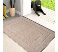 PURRUGS Felpudo de Entrada 50 x 80 cm, Alfombra para Puerta Interior Antideslizante y Lavable a máquina, Alfombra Atrapapolvo, súper Absorbente Alfombrilla para Pasillo, Cocina o Puerta