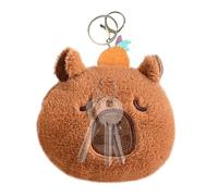 Purse de Peluche Capybara - Capybara Esquina Purse, Lindo Divertido Capybara Plush Purse | Smage De Piezas Multifuncionales, Adorable Clip De Porta-Bague Llaves De Llavero Capybara, Moneda De Bolsa