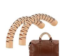 Purse Handle Covers, 1 Pair Leather Soft Protector For Bag Handles, Comfortable Durable Handle Guard, Stylish Protective Accessory, Covers For Offices School Restaurant Home Handbags Wallet Luggage