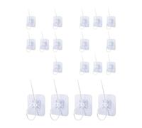 Purse Hook For Wall, 40 Pieces Transparent No Drill Hangers, Wall Hangers Without Nails, For Bath Closet Entryway Laundry Room Locker Room Ho2.36 X 2.36 Inchesuse Cottage Cabin Home Yard Ornaments