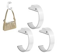 Purse Hook, Table Hanger, 2.64x3.5x0.79in C Shape Design, Portable Hardware, Sturdy Construction, Space-Saving Accessory for Desk, Counter, Display, Offices, Workspaces, Bedroom, School