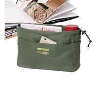 Purse Organizer Insert - Tote Makeup Pouch, Large Capacity Cosmetic Bag, Waterproof Canvas Storage, Handbag Category Accessory, Organizer Pouches Home Use, Gym Trips, Car Storage