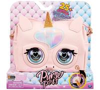 PURSE PETS - BOLSO MASCOTA INTERACTIVA - GLAMICORN UNICORN - Bolso niña y Mascota Interactiva Unicornio Glamicorn con más de 25 Sonidos y Reacciones - 6064255 - 6062241 Juguetes niña 5 años +