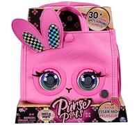 PURSE PETS - BOLSO NIÑA MASCOTA INTERACTIVA - HOLLY HOPS BUNNY - Bolso Interactivo Niña Cachorro con más de 30 Sonidos y Reacciones - 6066782 - Juguetes Niña 4 Años +