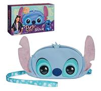 Purse Pets, Disney Stitch - Bolso interactivo para mascotas y niñas con licencia oficial, más de 30 sonidos y reacciones, bolsa cruzada, para niños