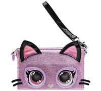 Purse Pets, Keepin' It Clutch Purdy Purrfect-Muñequera con diseño de Gatito con Ojos de Arco Iris Brillantes, Juguete para niñas (Spin Master 6067884)