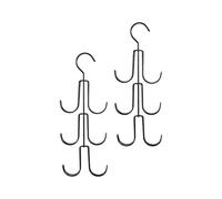 Purse Storage Holder 2 Pcs Organizer for Closet And Wardrobe In Black Color Designed for Home Organizing And Bag Storage Solutions