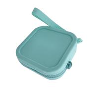 Purso de monedas de silicona, billetera de cambio cuadrado, pequeño almacenamiento con cremallera, soporte para tarjetas con cremallera suave, mini bolsa para maquillaje, llaves, lápiz labial, tarjeta