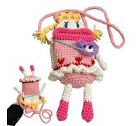 Purso de teléfono celular | Linda carne de sausage mouth - Cartoon Phone Purse Shoulder Bag | for Women Girls Outdoor Shopping Fechado Travel Birthday Holiday Party Favors, Rosa, Consulte la