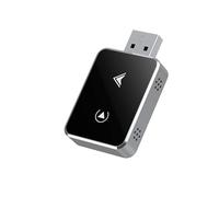 PURSPIR Adaptador inalámbrico CarPlay UK, conversión mejorada 2025 de cable a inalámbrico con USB/tipo C, compatible con iPhone V56