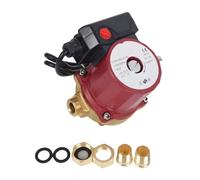 Puruoda Bomba de agua caliente de repuesto 115V 1/25 HP Potencia 85W Cable de línea de sudor 1/2" Bomba de recirculación directa de bronce compatible Grundfos