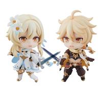 Puruuige 2 figuras de éter/lumen modelo de 12 cm, personaje de juego Lumine versión Q, figura de niña linda, figura coleccionable para decoración de regalo