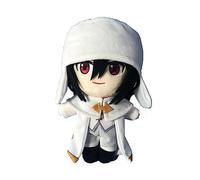 Puruuige Bungo Stray Dogs - Muñeca de peluche Fyodor Dostoyevsky (blanco) Dibujos animados de anime Lindas almohadas suaves para fanáticos