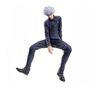 Puruuige Gojo Satoru, figura de anime en pose sentado, estatua de personaje de 14 cm, PVC, decoración de escritorio, regalos