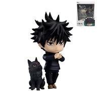 Puruuige Megumi Fushiguro Figura Q versión Clayman, Figura Megumi Fushiguro de 4 Pulgadas, Figura de PVC Intercambiable, Figura movible, Adornos de Estatua