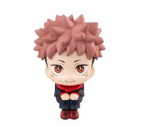 Puruuige Yuji Itadori Figura Estatua Anime Versión Q Figura de Megumi 9,5 cm Pose de Mirar Hacia Arriba Modelo Estatua PVC Linda Decoración de Pastel