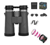 Puruxe Binoculars for Adults High Powered, Puruxe 10×42 HD Binoculars, Premium Optical Clarity, for Bird Watching, Hiking, Cruise, Travel (Black)