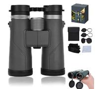 Puruxe Binoculars for Adults High Powered, Puruxe 10×42 HD Binoculars, with BAK4 Prism, IPX7 Waterproof, for Clear Bird Watching Hiking Travel and Stargazing (Basic Black)