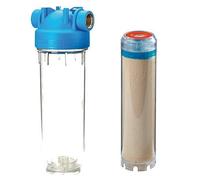 purway Crystal Group Filtro de agua potable 10" QA AF 1/4" carcasa de filtro resina aniónica anti-nitrato 1 pieza