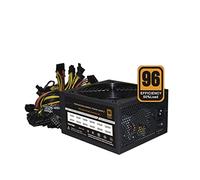 PURYN 1800 W a 2000 W 110 V-220 V ATX ETH Bitcoin Mining Fuente de alimentación de 95% de eficiencia, soporte de 8 tarjetas de visualización GPU para BTC Bitcoin Miner (1800-2000W B US)