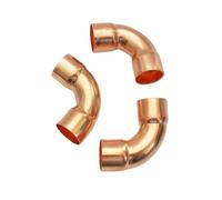 PURYN Acoplador de codo de 90 grados para aire acondicionado (ID 32 mm, pared de 1,3 mm, 1,3 mm, 12,7, 16, 16, 19, 22, 25,4, 28,6 mm, diámetro interior de 99,9 % de cobre y 1,3 mm)