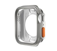 PURYN Cambiar a Ultra Case para Apple Watch Case 45 mm 44 mm 41 mm 41 mm TPU TPU Cubierta suave para la serie iWatch 9 8 7 6 SE 5 4 Actualización Ultra 2 1 Caso de reloj de 49 mm(Titanium,S10 46MM)